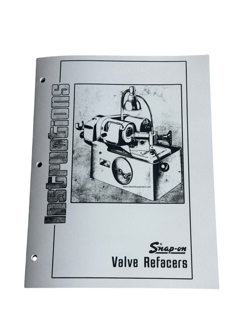 Snap On / KO Lee VR200 & VR300 Manual