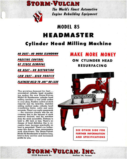 Storm Vulcan Model 85 Headmaster Flier