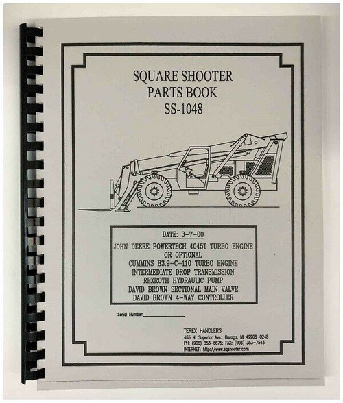 Terex SS-842 Extendo Boom Square Shooter Parts Manual