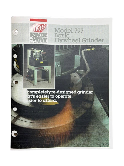 Kwik Way Model 797 Flywheel Grinder Flier