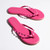 YOSI SAMRA Rivington Stud Flip Flop in Fuchsia 