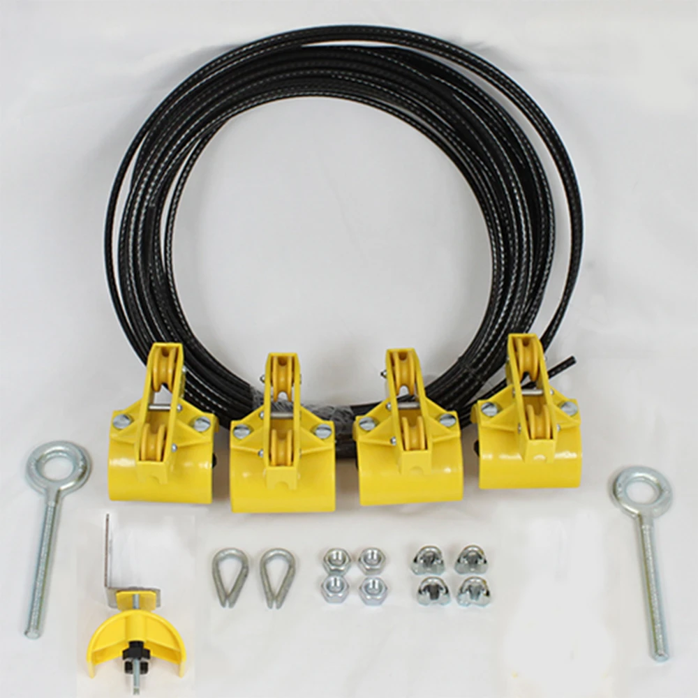 Stretch Wire Festoon Rope Kit 60' w/flat cable (2.13”W x 1.38”H)