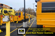 Powering Engine Block Heaters for School Bus Fleets