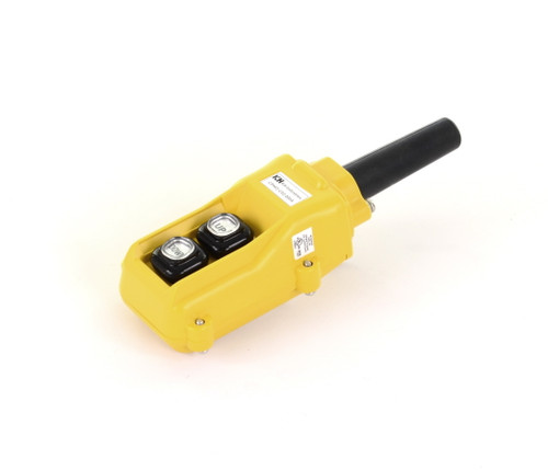 KH Industries Control Pendant, H Series, 2-Button, (2) Two Speed, Momentary NO Interlocked