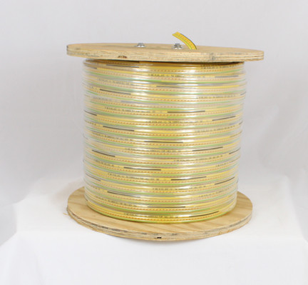 KH Industries Festoon Cable - C-Track, Flat Cable – 16AWG/12C, 14 Amps, 130 FT pre-cut