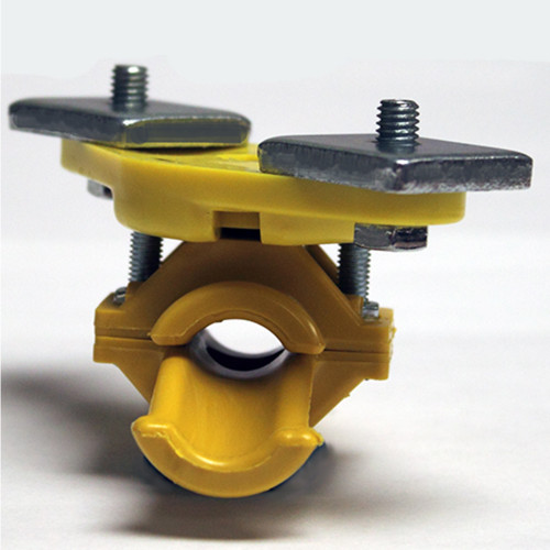 KH Industries End Clamp, C-Track with large round cable, .66” to 1.00"