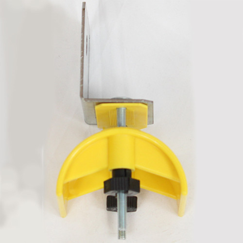KH Industries Stretch Wire End Clamp - flat cable (2.13”W x 1.38”H) for use 1/4" wire rope