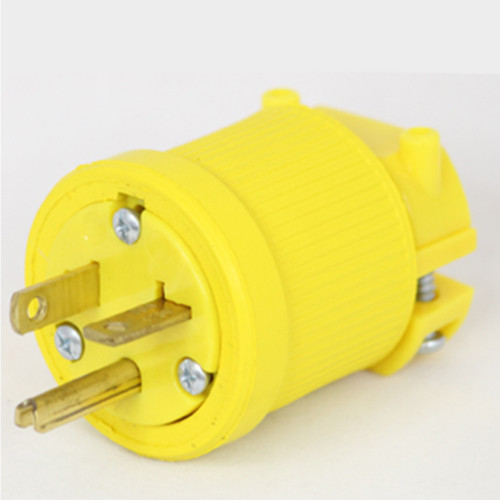KH Industries - Flip Seal Plug - NEMA 5-20 (120v, 20 amp) Yellow Rubber