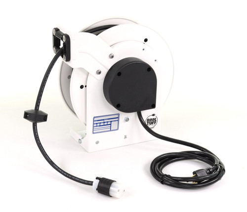 KH Industries Retractable Cord Reel, 10 Amp, Single Outlet, 35' 16/3 SOOW