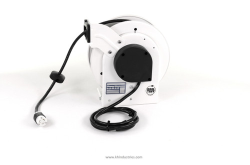 KH Industries Retractable Cord Reel, 15 Amp, Twist Lock, 35' 12/3 SJOW