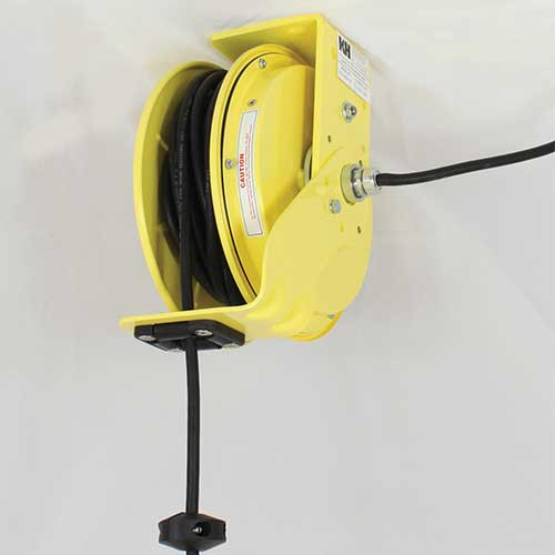 KH Industries Retractable Cord Reel, 10 Amp, Blunt Cut, 25' 16/3 SOOW
