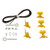 KH Industries Stretch Wire Festoon Rope Kit - 60' for large round cable (.66”-1.00”)