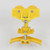 KH Industries Stretch Wire Intermediate Trolley Car - large round cable (.66- 1.00"); use with 1/4" wire rope