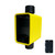 KH Industries Portable Extra Depth Outlet Box - Yellow, Feed Through w/ (2) Duplex Cover (WR), 3/4" Strain Relief