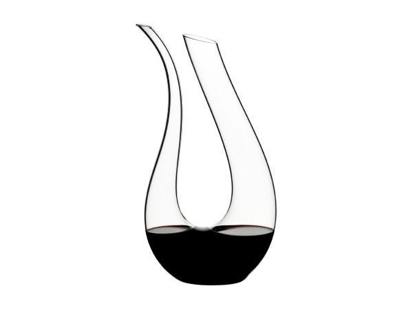 Riedel Amadeo Lyre-Shaped Wine Decanter - Hand-Blown Crystal Decanter For Aeration & Serving