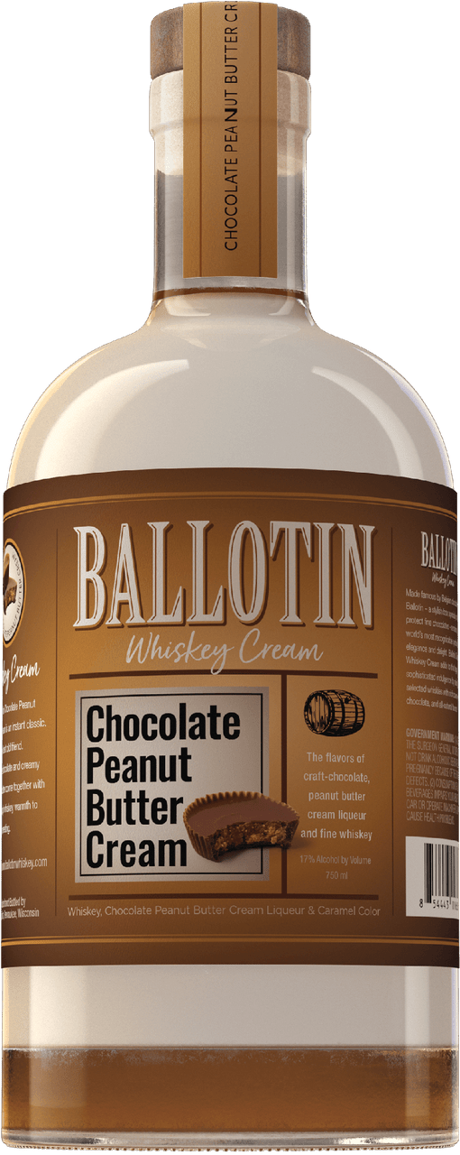 Ballotin Chocolate Peanut Butter Whiskey Cream 750mL Artale & Co