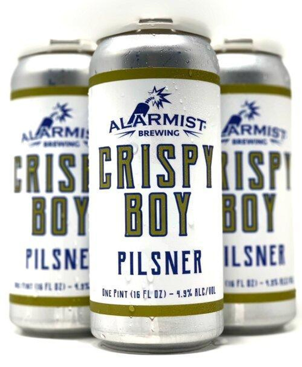 Alarmist Crispy Boy Pilsner 4pk 16oz can