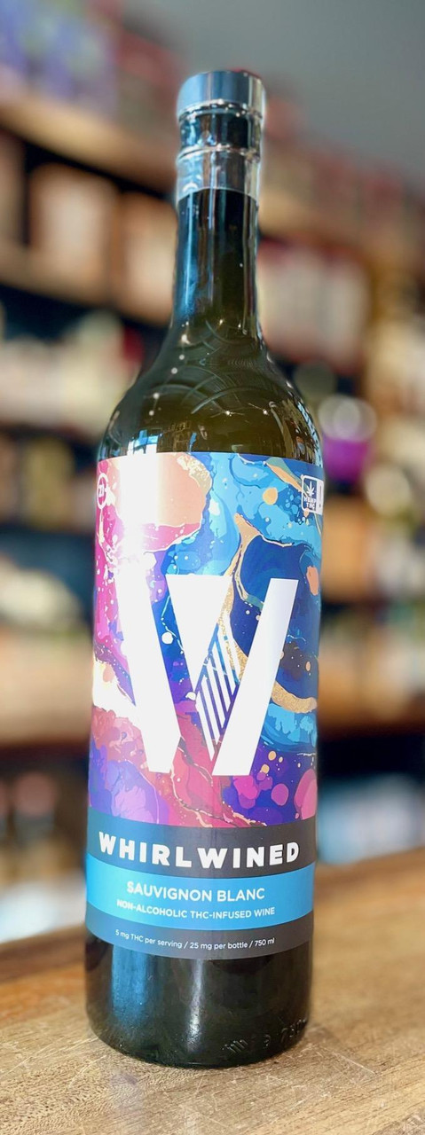 Whirl Wined Sauvignon Blanc Non Alcoholic THC-Infused Wine