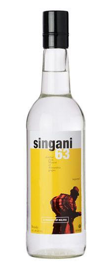 ボリビア産蒸留酒【Singani 63 シンガニ】 Singani 63 Bolivian Brandy 750mL - Artale & Co