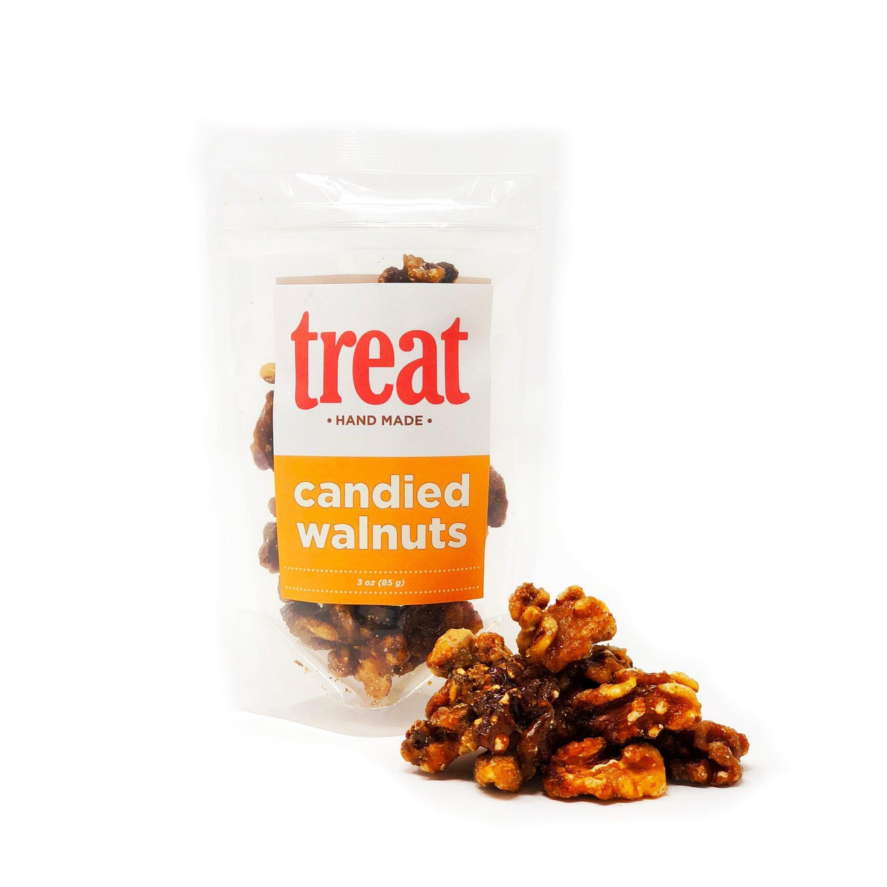 Treat Hand Made Candied Walnuts 3oz bag Artale & Co