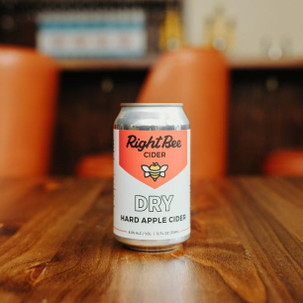 Right Bee Dry Cider 6pk can
