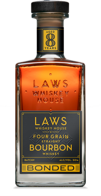 Laws Whiskey House Bonded 8yr Straight Bourbon Whiskey 750mL