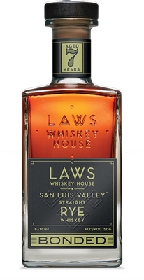 Laws Whiskey House Bonded San Luis Valley 7yr Rye Whiskey 750mL