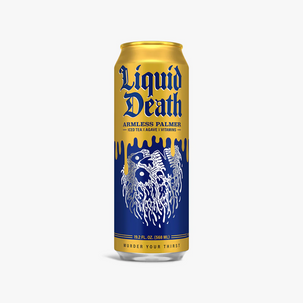 Liquid Death Armless Palmer Iced Tea 19.2oz can