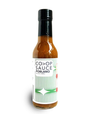 Co-op Sauce Poblano Hot Sauce 5oz bottle