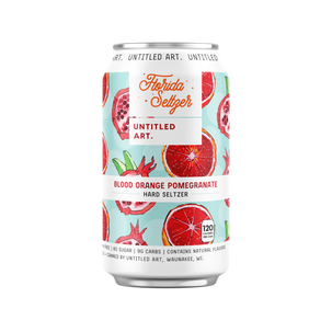 Untitled Art Blood Orange Pomegranate Hard Seltzer 6pk can