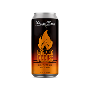 Phase Three Bonfire Feels American Red Ale 4pk 16oz can