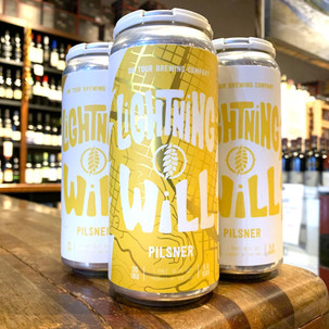 On Tour Lightning Will Pilsner 4pk 16oz can