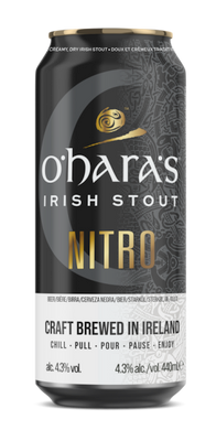 O'Hara's Irish Stout Nitro 4pk 14.9oz can