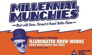 Illuminated Millennial Munchies Imperial Stout 16oz can