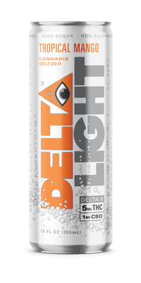 Delta Light Cannabis Seltzer Tropical Mango Single 12oz Can