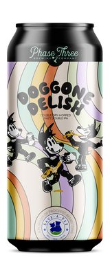 Phase Three DDH Doggone Delish Hazy DIPA 16oz can