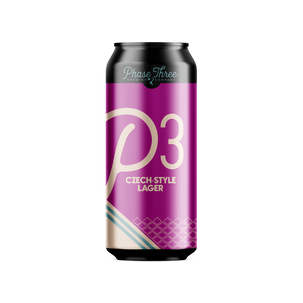 Phase Three P3 Czech-Style Lager 4pk 16oz can