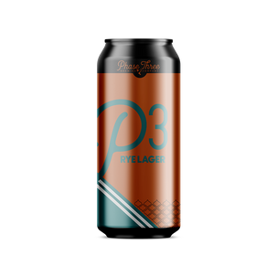 Phase Three P3 Rye Lager 4pk 16oz can