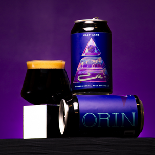 Half Acre Orin Bourbon & Brandy BA Strong Ale 12oz can