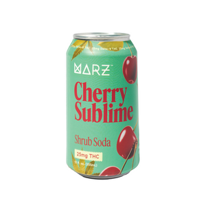 Marz Cherry Sublime Shrub Soda 12oz Can 25mg Delta-9 THC