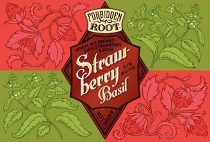 Forbidden Root Strawberry Basil Hefeweizen 4pk 16oz Cans