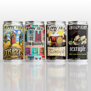 Hoppin Frog Belgian Mixed 4pk 250ml Cans