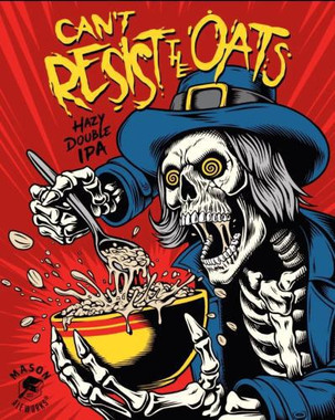 Mason Aleworks Can't Resist The Oats Hazy Double IPA 16oz Can