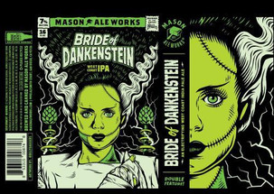 Mason Aleworks Bride of Dankenstein West Coast IPA 16oz Can Mason Aleworks Bride of Dankenstein West Coast IPA 16oz Can