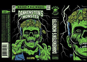 Mason Aleworks Dankenstein's Monster Double IPA 16oz Can