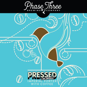 Phase Three Pressed Coconut Imperial Porter with Coffee 16oz Can