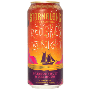 Stormalong Red Skies At Night Hard Cider 4pk 16oz Cans