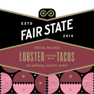 Fair State Lobster Stuffed with Tacos BA Imperial Stout 12oz Can