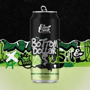 Elm Creek Bottom Dollar West Coast IPA 4pk 16oz Cans