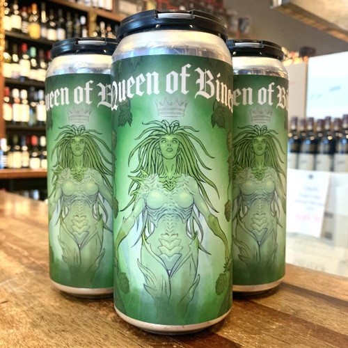 Whiskey Hill Queen of Bines Hazy IPA 4pk 16oz can